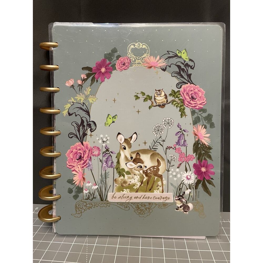 Happy Planner 2025 Classic Disney Bambi 12 Mo Dashboard Layout w/Extras (READ)